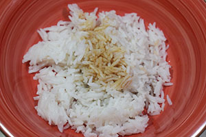 Приправляем рис